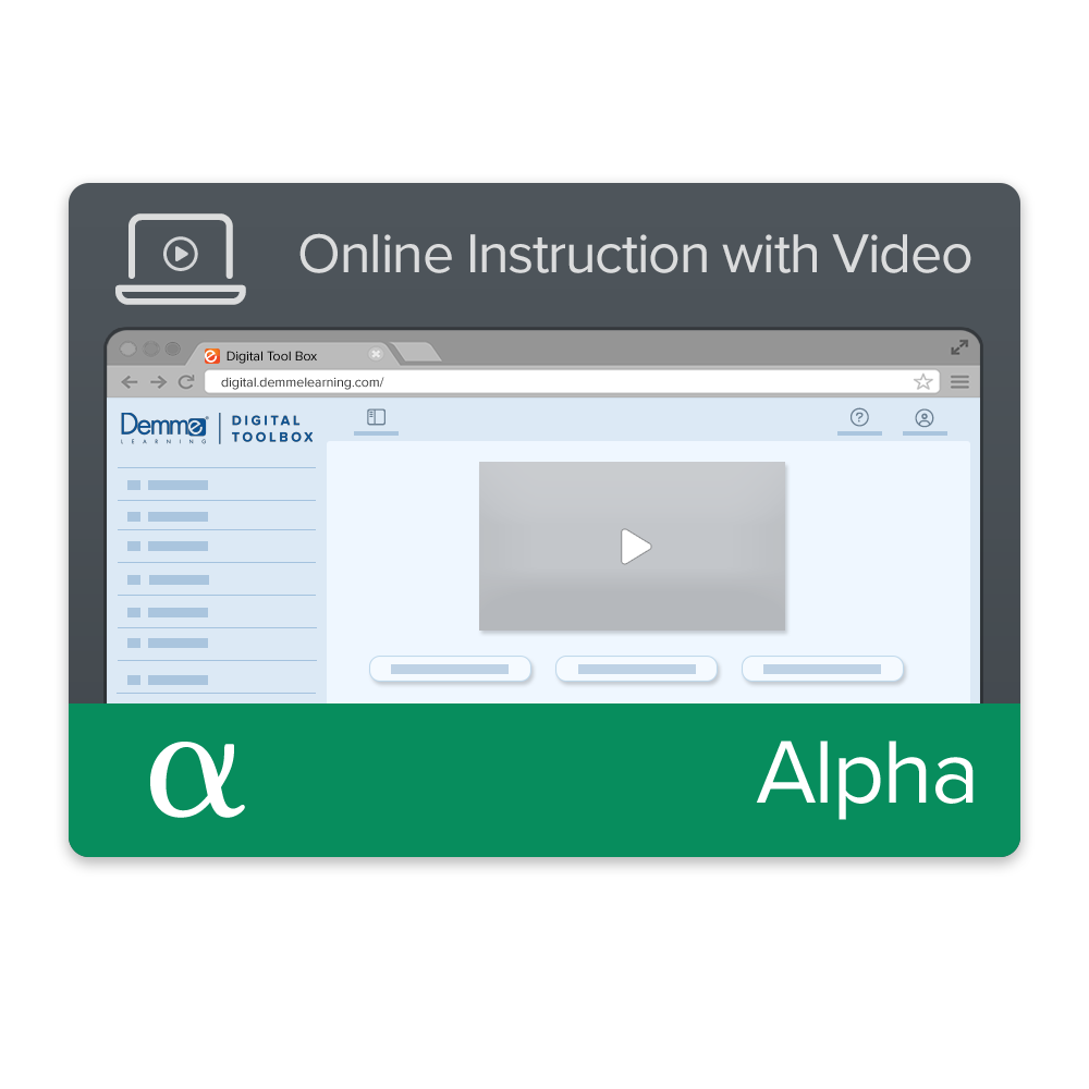 Alpha Online Instruction With Video